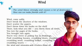 Class 9 English Chapter 2  Wind Explanation  Class 9 English  Poem [upl. by Orlanta]