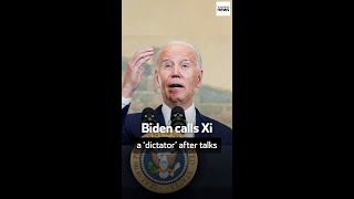 Biden calls Xi a ‘dictator’ after talks [upl. by Suciram]