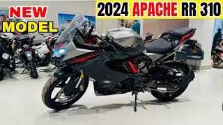 Finally 2024 TVS Apache RR 310 BS7✅Detailed Review  On Road Price  Changes  Features  Update🔥🔥 [upl. by Lehcnom]