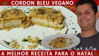 Cordon Bleu Vegano  Assado vegano e sem glúten [upl. by Beberg]