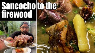 HOW TO MAKE Sancocho to the firewood STEP BY STEPArditos Kitchen [upl. by Eirod]