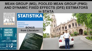 MEAN GROUP MG POOLED MEAN GROUP PMG amp DYNAMIC FIXED EFFECTS DFE ESTIMATORS IN STATA [upl. by Hosea]