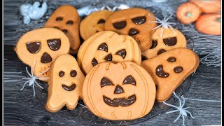 BISCOTTI Di HALLOWEEN Ricetta Facile E Veloce Da Fare A Casa Biscotti per Bambini [upl. by Carolan]