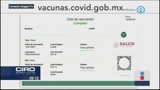 Certificado de vacunación no se podrá obtener de forma digital [upl. by Chemarin]