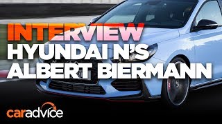 Hyundai i30 N We interview N boss Albert Biermann [upl. by Sharlene]