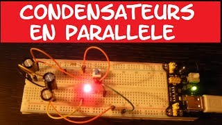 TRONIK AVENTUR N°42  CONDENSATEURS EN PARALLELE  EXPERIENCE AVEC LEDS [upl. by Mueller501]