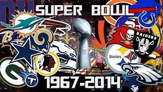 NFL All Super Bowl Winners 19672014 [upl. by Leibrag716]