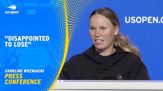 Caroline Wozniacki Press Conference  2024 US Open Round 4 [upl. by Eiramlehcar253]