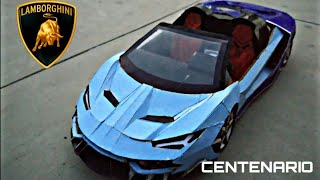 How to make Lamborghini car with cardboard Lamborghini Centenario Roadster [upl. by Enner126]