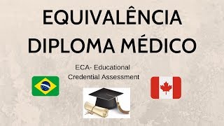 Equivalência do diploma Médico no Canadá  ECA [upl. by Einalam]