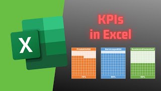 KPIs mit ExcelZellen erstellen Key Performance Indicators [upl. by Neemsaj718]