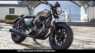 2021 Moto Guzzi V9 Bobber Centenario 100th Anniversary Edition TM [upl. by Bette]