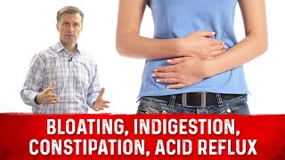 Bloating  Indigestion  Constipation  Acid Reflux – DrBerg [upl. by Thera]