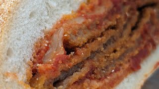 Moto Via of MotorinoVeal Sandwich review Is a veal sandwich in Toronto our staple food [upl. by Earlie100]