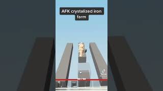 INSANE AFK CRYSTALIZED IRON FARM roblox islands like subscribe shorts [upl. by Manbahs246]