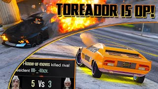 DESTROYING an ENTIRE Bad Sport Session With Toreador GTA Online [upl. by Yorick264]