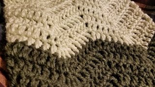 Crochet Stitches  The Wide Chevron Stitch [upl. by Einial]