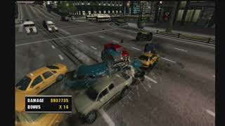 Burnout 2  Crash Mode  Glass Canyon12  2216 million WCR 1stWorld Record [upl. by Allisirp856]