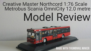 Creative Master 176 Metrobus Scania OmniCity YN53RXM Model Review [upl. by Levitt]