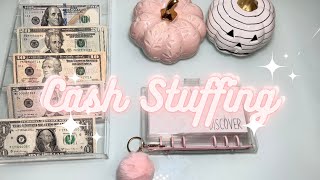 Cash Stuffing my August Paycheck 🎀  budget my paycheck with me [upl. by Matt]