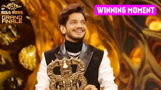 Munawar Faruqui WINNING Moments  Becomes Bigg Boss 17 Winner Beats Abhishek Kumar  BB17 Finale [upl. by Aisa]