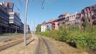 Linie 13 Mit der rnvStraßenbahn durch die Weinberge Linie 4 [upl. by Shig822]