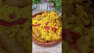 Arroz con Salchichas Frescas 😋 Con muy pocos ingredientes 😋👍 [upl. by Nimaynib]