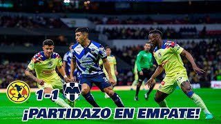 PARTIDAZO ENTRE AMÃ‰RICA Y RAYADOS LIGA MX CLAUSURA 2024 JORNADA 5  EN ZONA FUT [upl. by Nancie126]