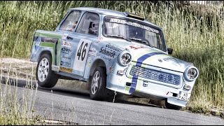 AvD Rallye Sachsen 2015  Trabant P 601 Onboard  2 Kameras  WP9 [upl. by Naivat]