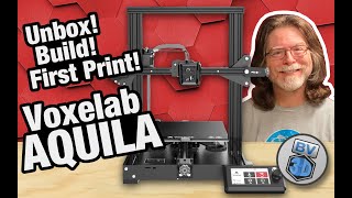 The Voxelab Aquila Unbox Build First Print [upl. by Joellyn]