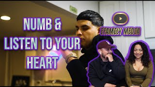 DeeBaby  Numb amp Listen To Your Heart  eFamily Reaction [upl. by Cirdnek]