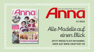 Zeitschrift Anna 123  alle Modelle auf einen Blick [upl. by Ocirema402]