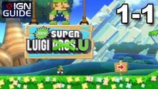 New Super Luigi U 3 Star Coin Walkthrough  Acorn Plains1 Waddlewing Warning [upl. by Carnahan]