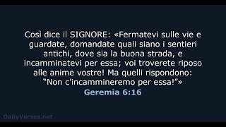 Geremia 6  Ieremia 6  Settembre 2024 [upl. by Kemppe]