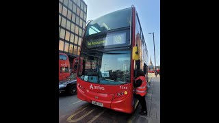 【UK】Piccadilly line Rail Replacement Bus from Wood Green to CockfostersTimelapse Video [upl. by Eenaffit739]