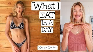 What I Eat In a Day as a Model  Summer Diet RecipeLow Calorie Superfood  Sanne Vloet [upl. by Auehsoj]