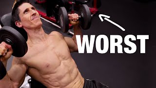 Chest Exercises Ranked WORST TO BEST [upl. by Leahcimnhoj]