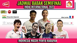 JADWAL SEMIFINAL SYED MODI INDIA INTERNATIONAL 2023DEJANGLORIA HADAPI WAKIL JERMAN [upl. by Eejan]