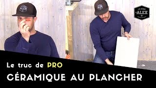 Comment poser la grosse céramique au plancher  comme un pro [upl. by Dahsra]