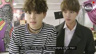 BANGTAN BOMB Jimin makes a quatrain with Jin amp JK  BTS 방탄소년단 [upl. by Akcirred]