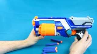 Strongarm Blaster  Wyrzutnia Strongarm  Nerf NStrike Elite  Hasbro  wwwMegaDyskontpl [upl. by Adnohsed]