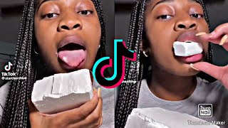 Cornstarch Eating ASMR Compilation  Relaxing Sounds ❤ Part 1💚 [upl. by Melinde]