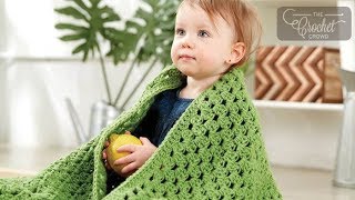 Crochet Baby Blanket For Beginners [upl. by Lomax623]