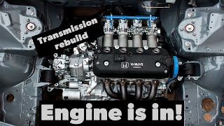 How to Rebuild H22 Transmission  ITB F22a is in  Track CB7 Build EP 13  92 Honda Accord [upl. by Otreblaug]