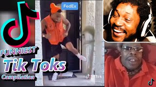 Reacting To The FUNNIEST TikToks Try Not To Laugh Tik Tok 1 [upl. by Aniham674]