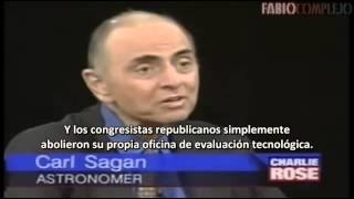 La última entrevista antes de morir de Carl Sagan subtitulada al español 1996 [upl. by Christalle]