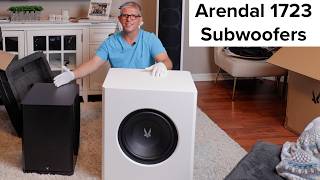 Arendal 1723 1S and 1V Subwoofers Unboxing and Overview [upl. by Roos150]