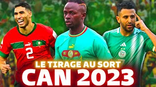 🏆 CAN 2023  Le SENEGAL dans le groupe de la mort  MAROC  RD CONGO  ALGERIE  Burkina Faso [upl. by Aivitnahs]