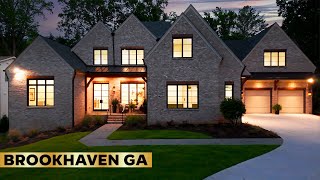 TOUR A 335M Brookhaven GA New Construction Luxury Home  Atlanta Real Estate  ELITE ATLANTA HOMES [upl. by Anaili]