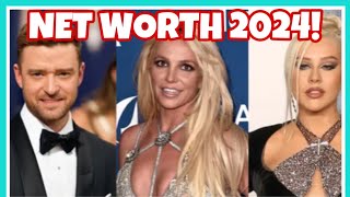 Britney Spears NET WORTH Drama Compared to Justin Timberlake [upl. by Adnaral]